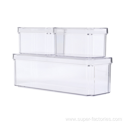 Plastic Container For Food Storage With Lid